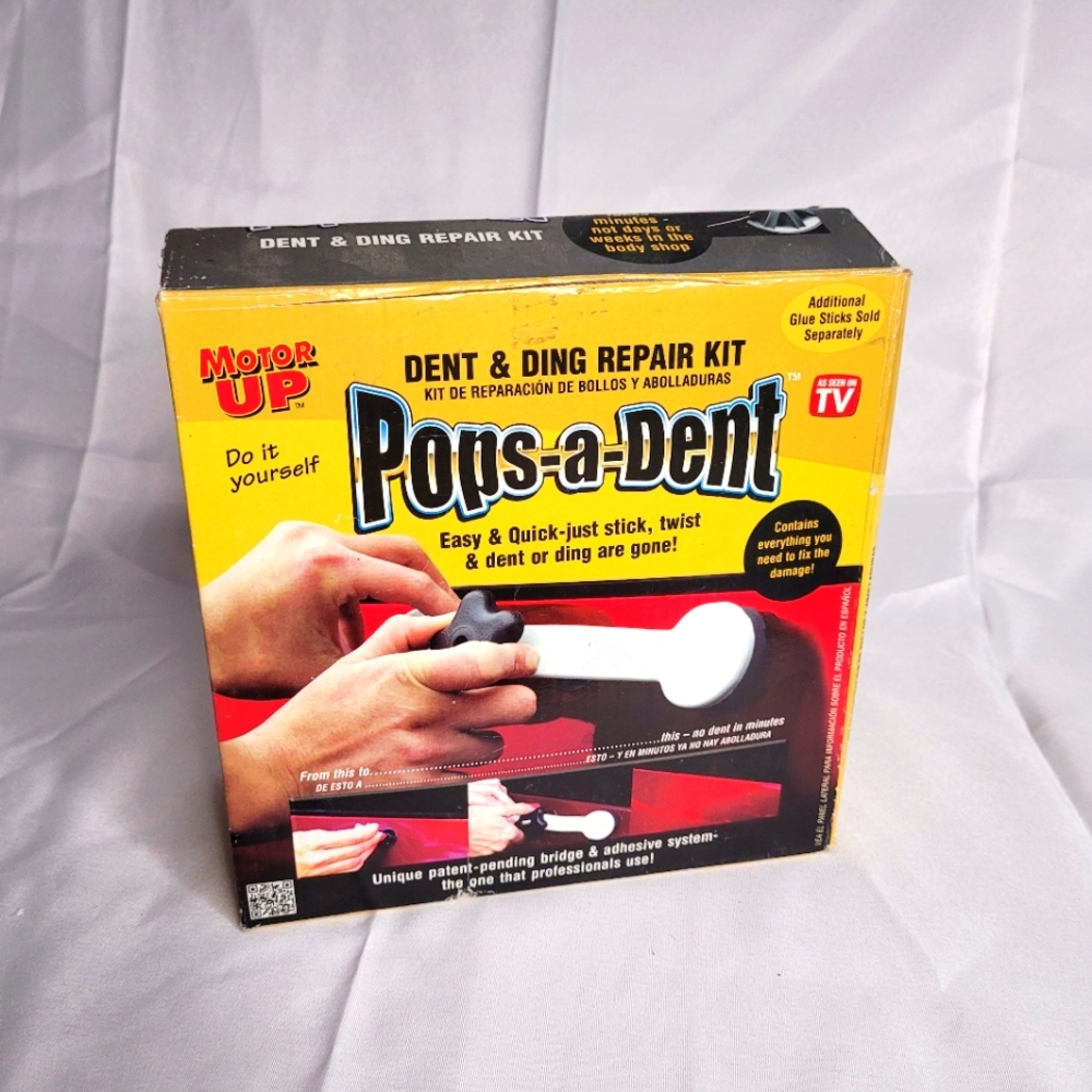 Motor Up Quick Easy Pops-A-Dent & Ding Auto Car Repair Tool Kit Glue Sticks DIY